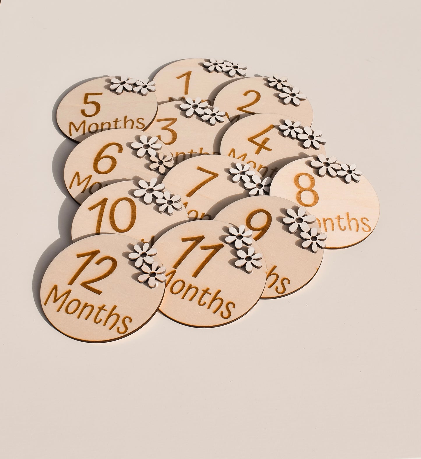 3D houten milestone kaarten