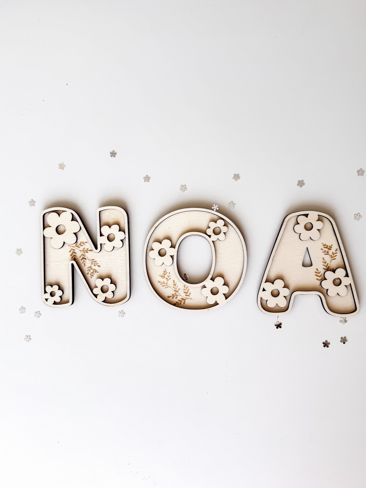 3D Letters Bloem