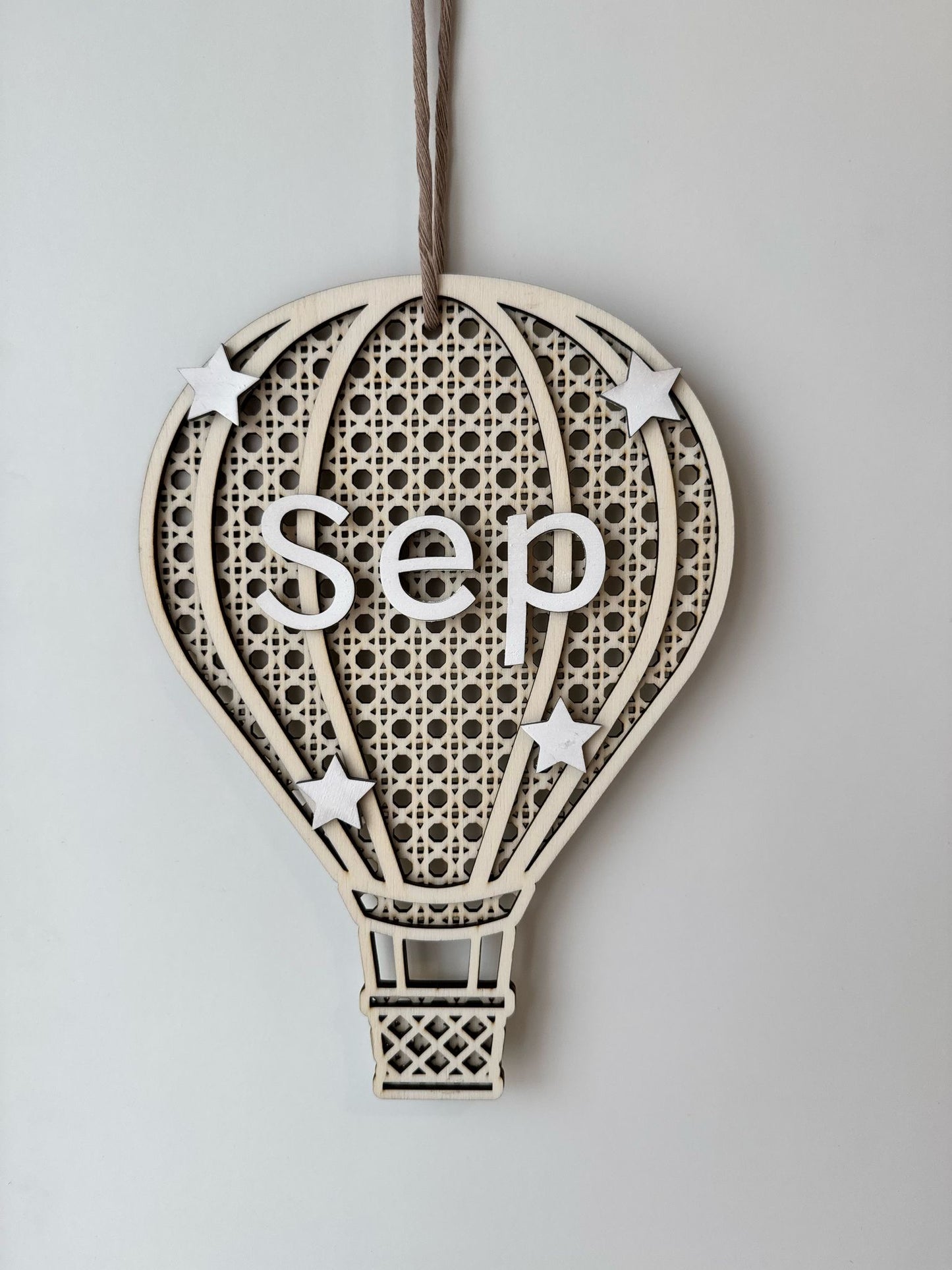 Ballon met patroon en 3d naam