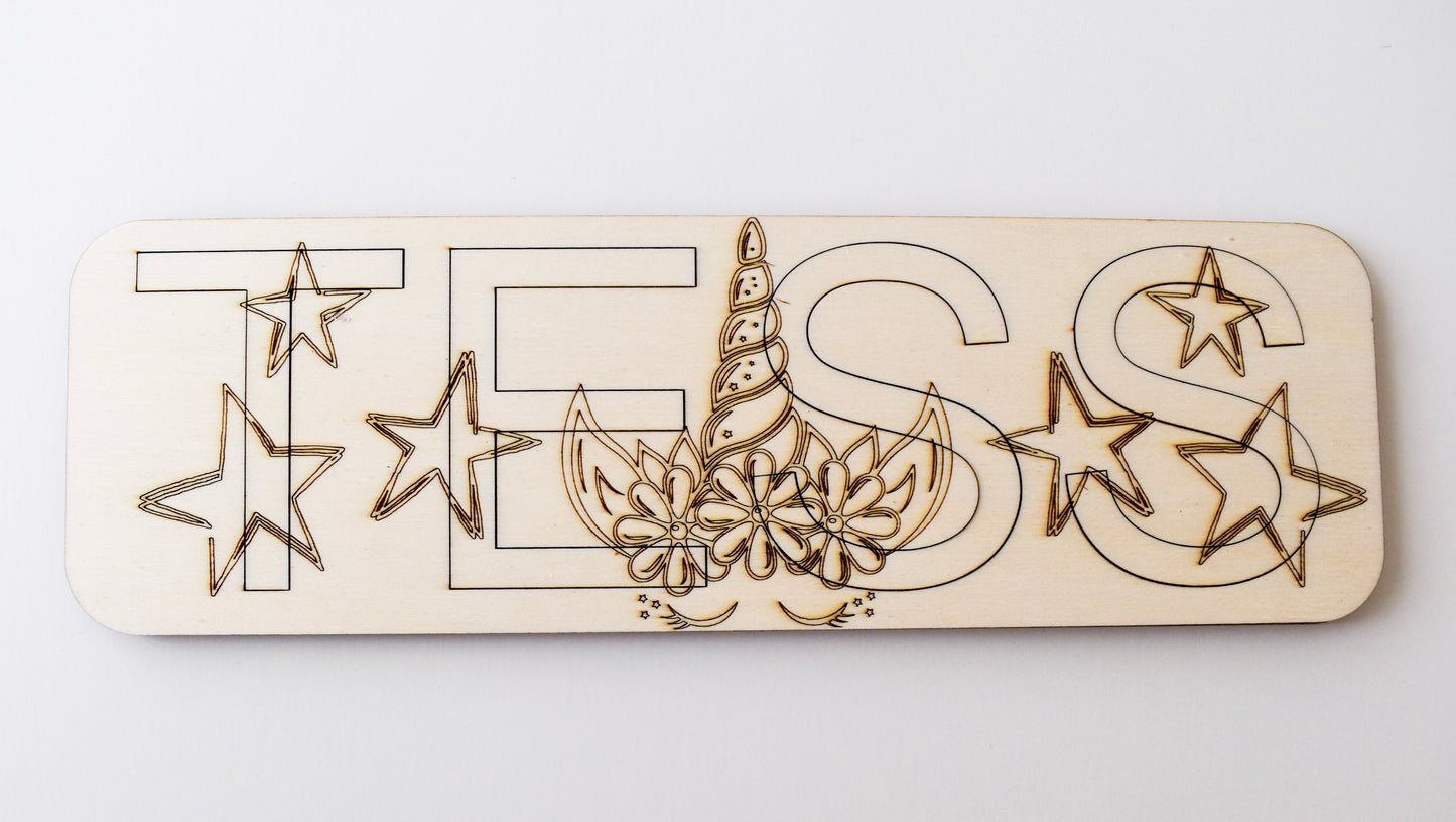 Custom naam puzzels
