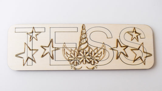 Custom naam puzzels