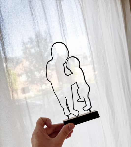 Lijn silhouette klein